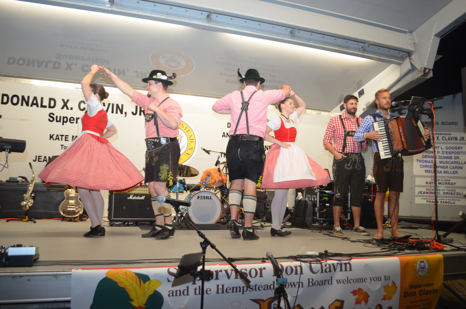 Traditional German dancers get their oompah on at the Oktoberfest in East Rockaway.