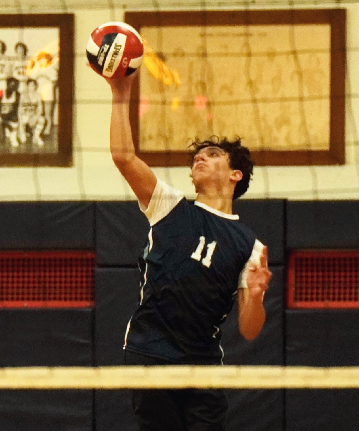 Dylan Avdoo is Hewlett’s leader in assists and also a key from the service line as his 36 aces suggests.