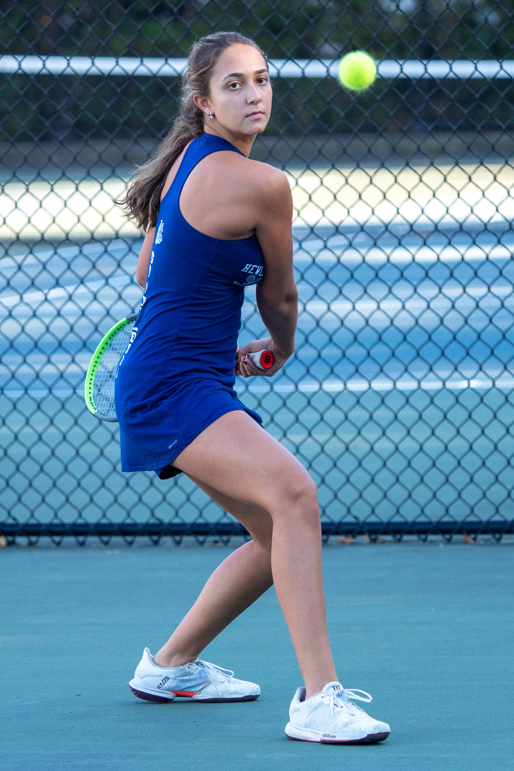 Junior No. 1 singles player Nyla Gershfeld helped the Bulldogs to a conference championship and earned All-State honors.