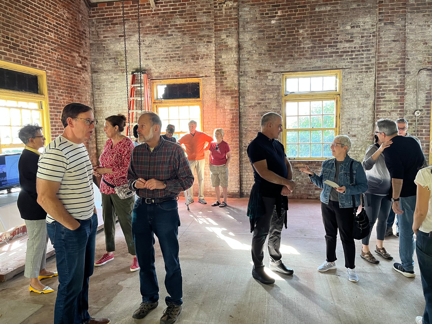 Dozens of community members came out Saturday to view the space at 325 Prospect Avenue.
