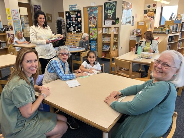 ames A. Dever Elementary School students were treated to one-on-one reading sessions with volunteers from the National Council of Jewish Women.