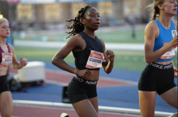 Guerrier holds four school records and is recognized as one of the top 800-meter female high school runners in the nation.
