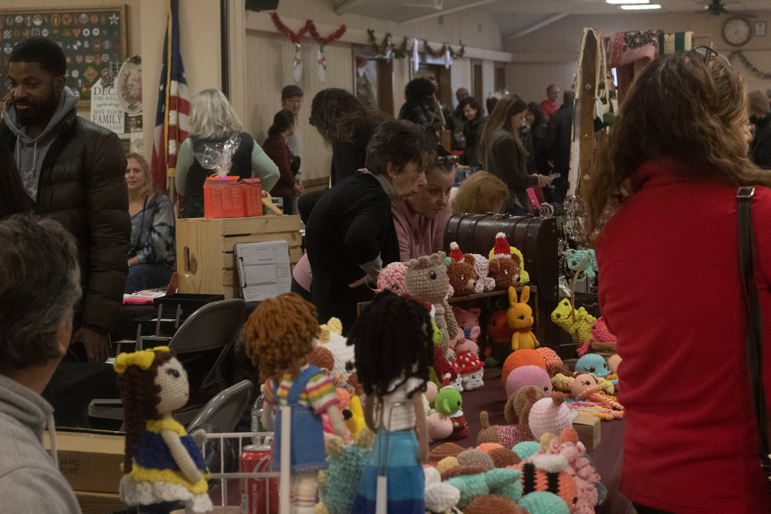 Attendees browsed roughly 30 craft and  artisan vendors at the Holiday Gift Boutique.