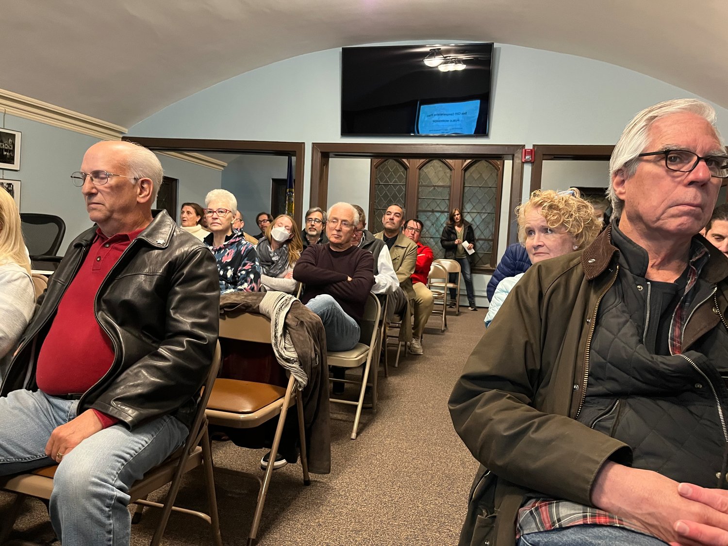 The room was filled with residents there to listen and share their thoughts at the village’s first public Comprehensive Plan meeting.