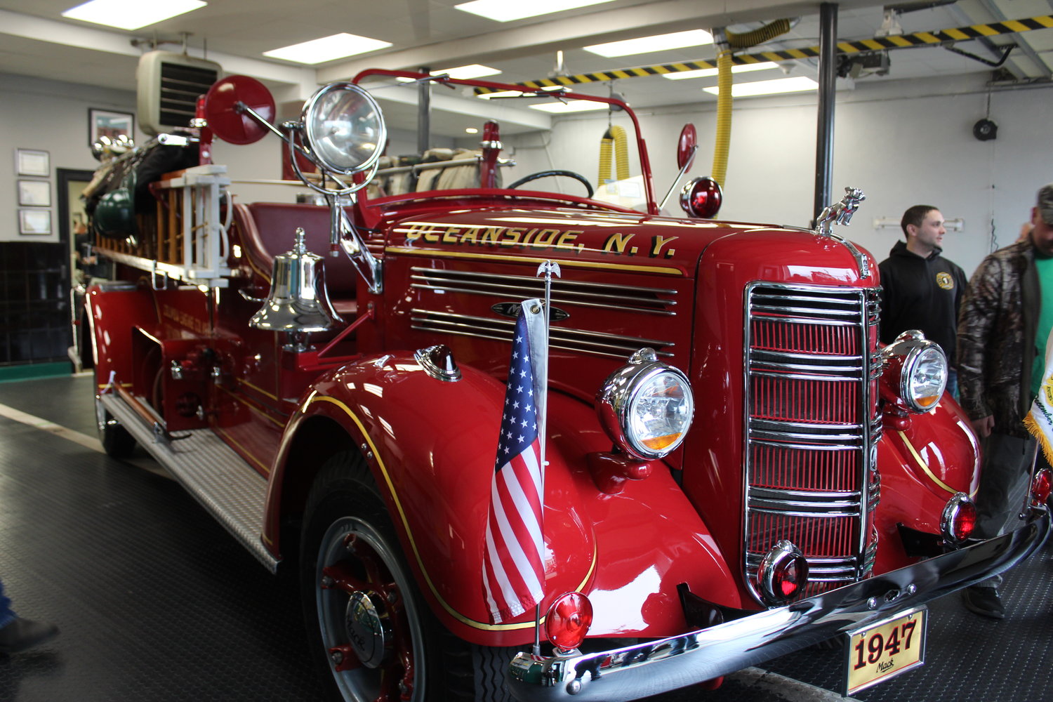 A model of power and resilience, the 1947 Mack truck has served its purpose dutifully for nearly a half-century fighting fires, and can finally rest at the Columbia Engine Company No. 1 station.