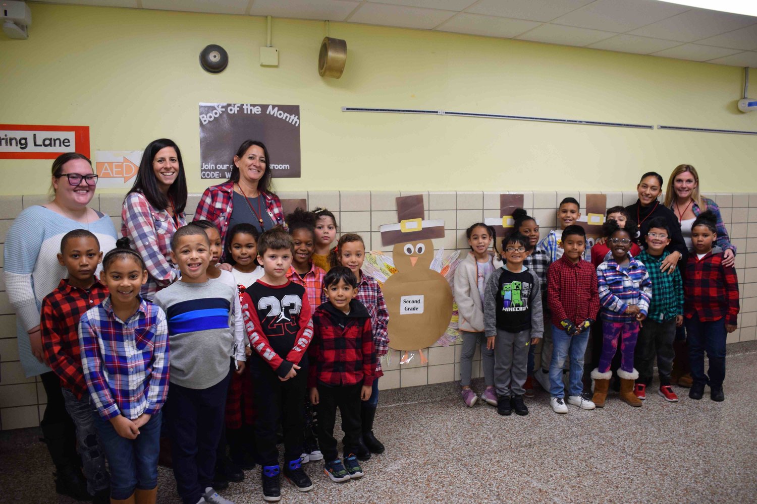 Rebecca Correnti’s second grade class at Leo F. Giblyn Elementary School collected the largest number of food items in the school to donate to Our Holy Redeemer Food Pantry.
