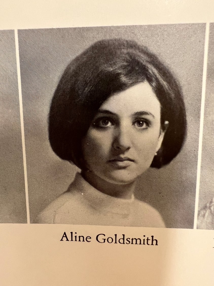 Lawrence High School class of 1966, Aline Kominsky-Crumb’s love for art began in her high school classroom.