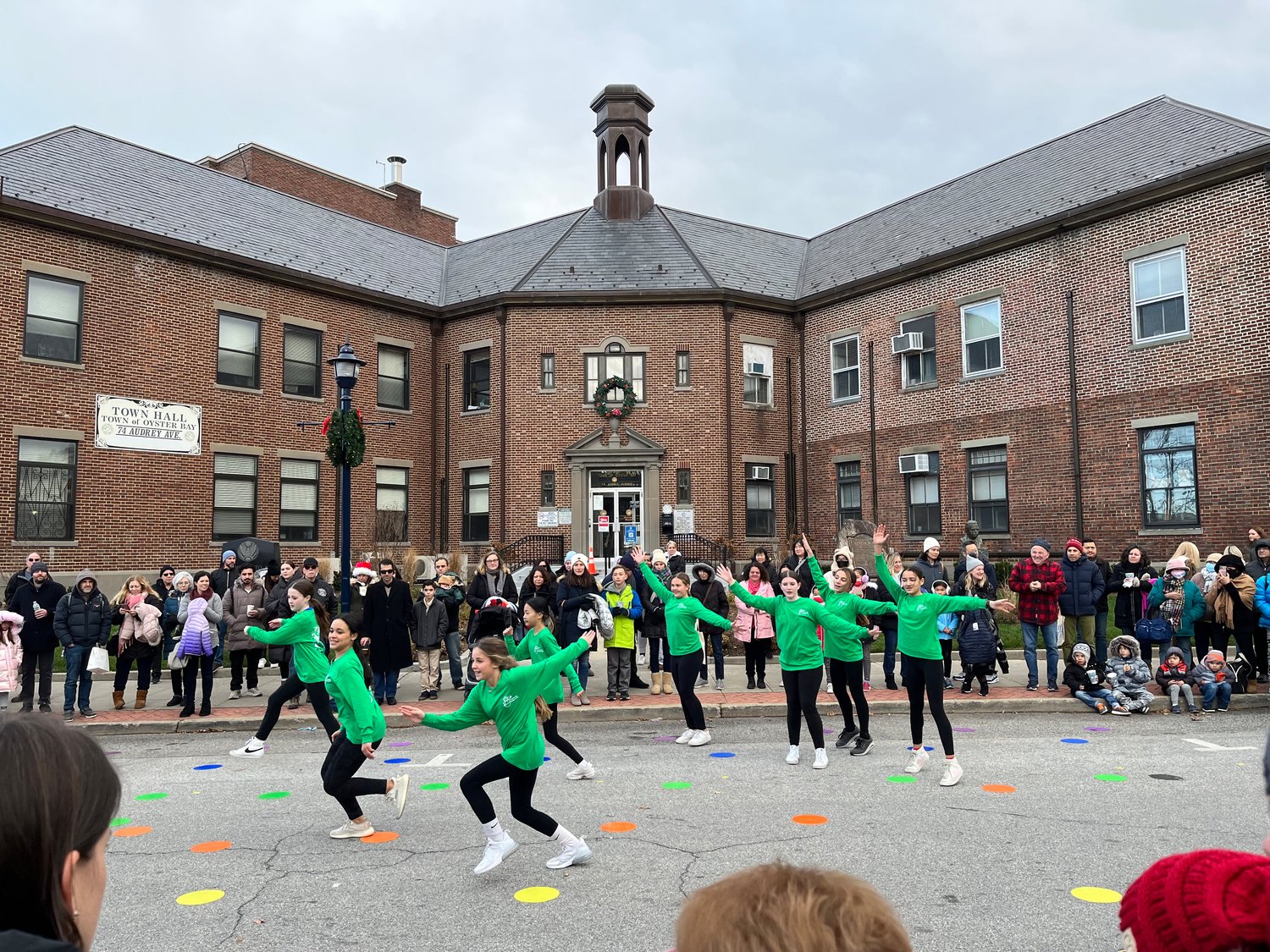 The young performers from the Gone Dancing school in Oyster Bay wowed attendees with their moves at the Holiday Stroll and Christmas Tree Lighting in the hamlet.