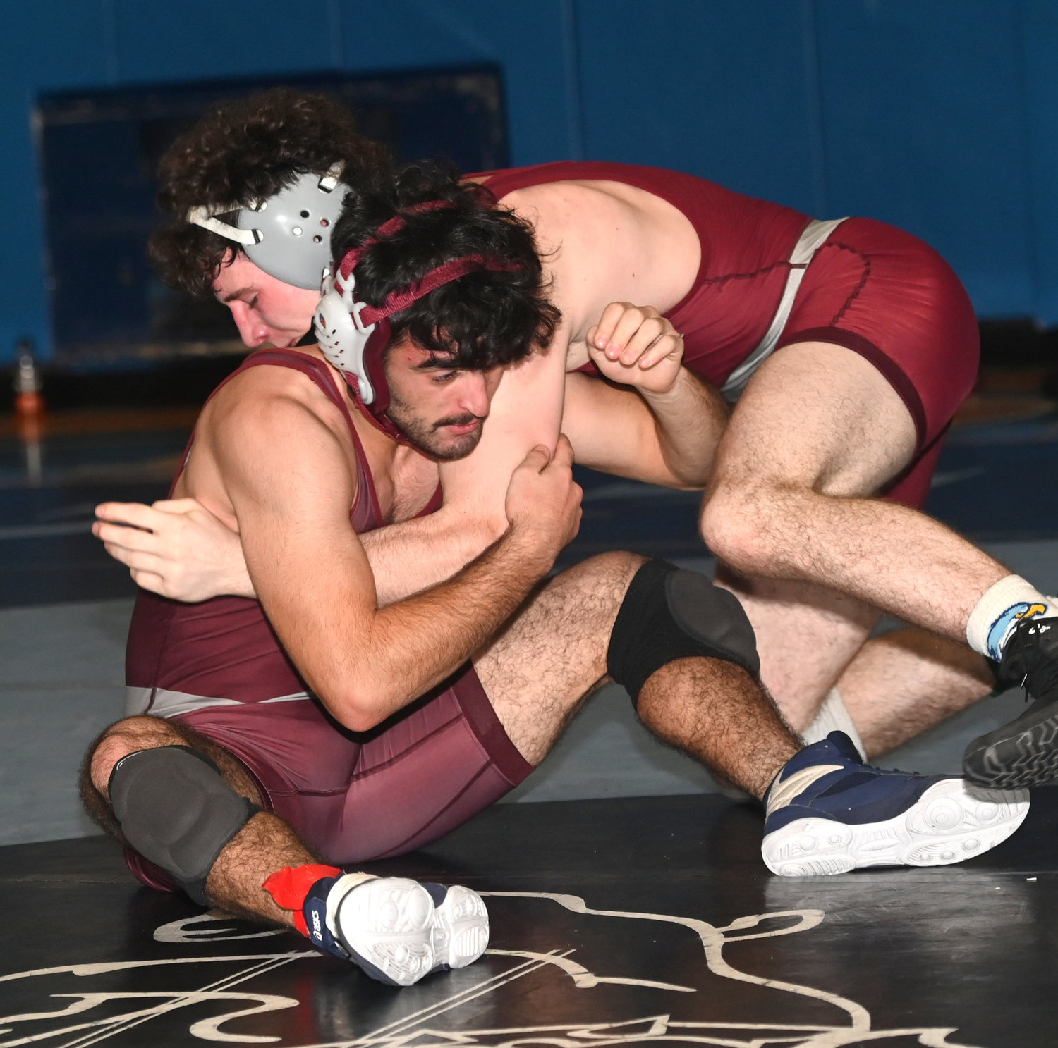Clarke’s Jack Forte, top, and Justin Gonzalez both reached the finals at the Battle at the Beach Tournament and spearhead the Rams’ roster.