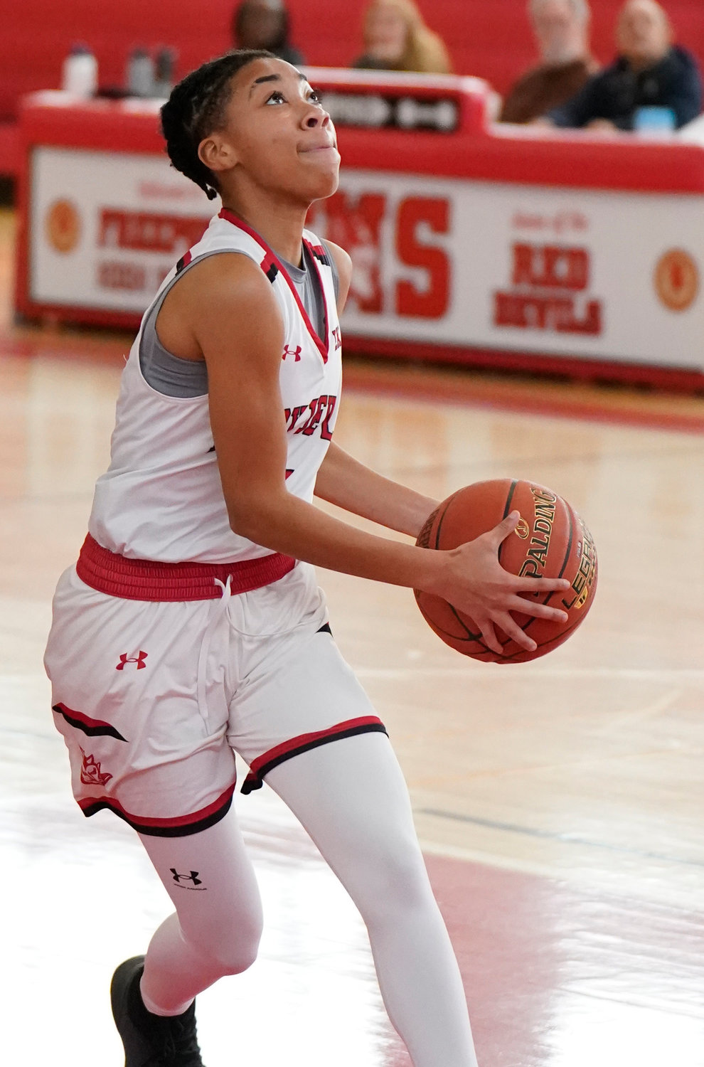 Senior point guard Anayah Lloyd is thriving as the Red Devils’ floor general after missing last season with an injury.