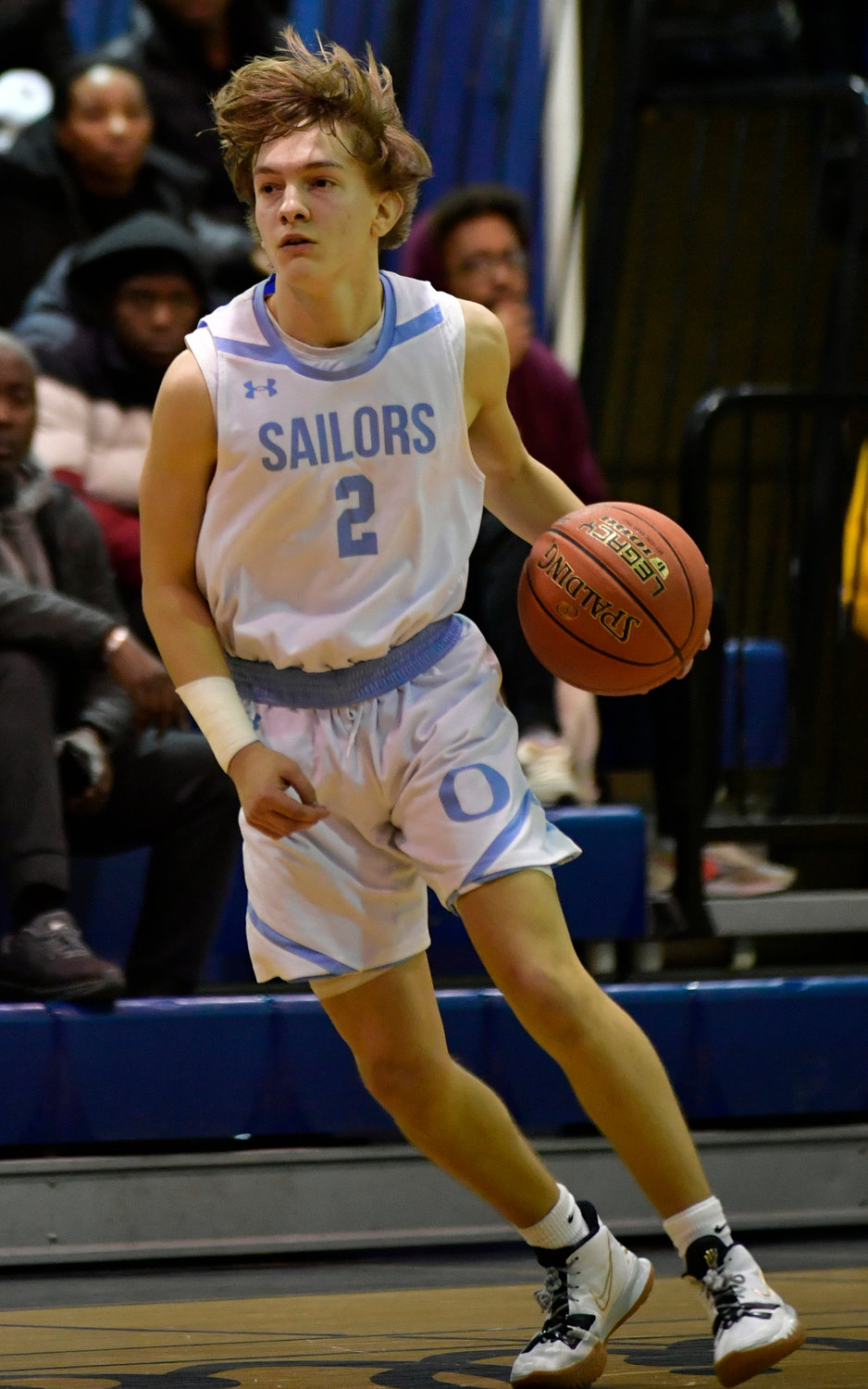 Senior guard Anthony Rodriguez poured in 25 points to lead Oceanside to a runaway victory over Herricks on Jan. 12.
