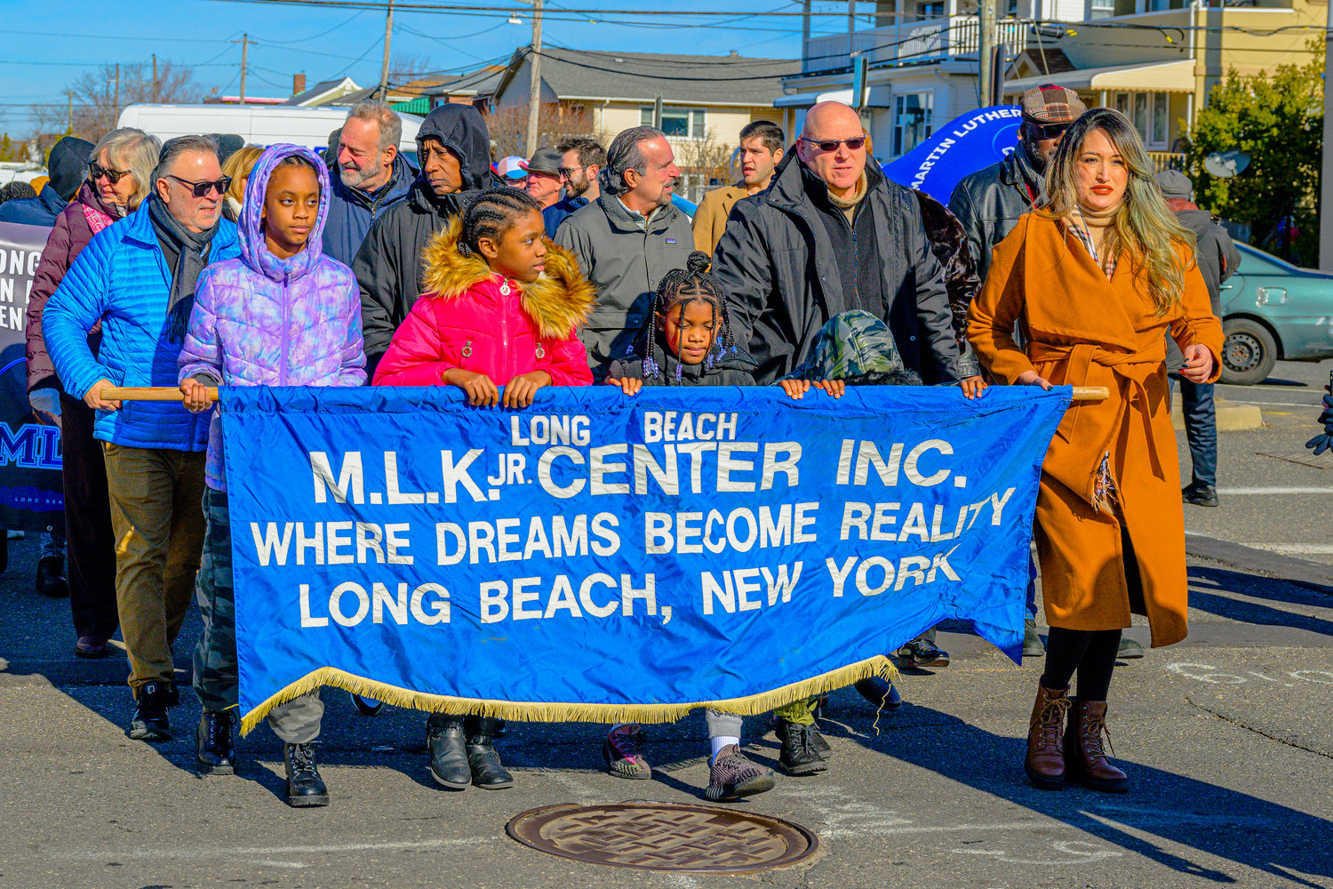 Residents and city officials alike took to Park Avenue to take part in the annual MLK Day march.