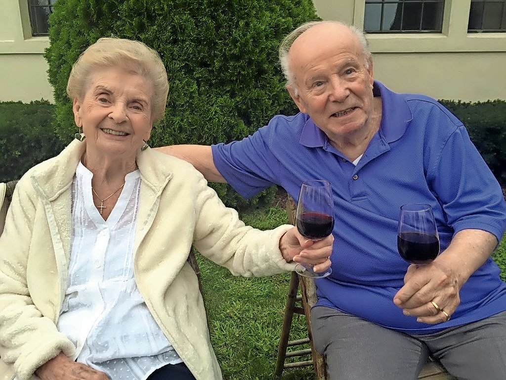 Helen and Frank Luisi were married for 74 years.