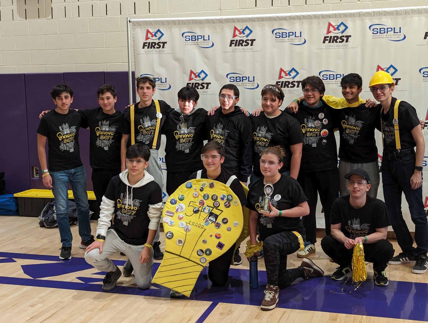 Hewlett High School’s robotics team shines at the competitions, capturing several awards.