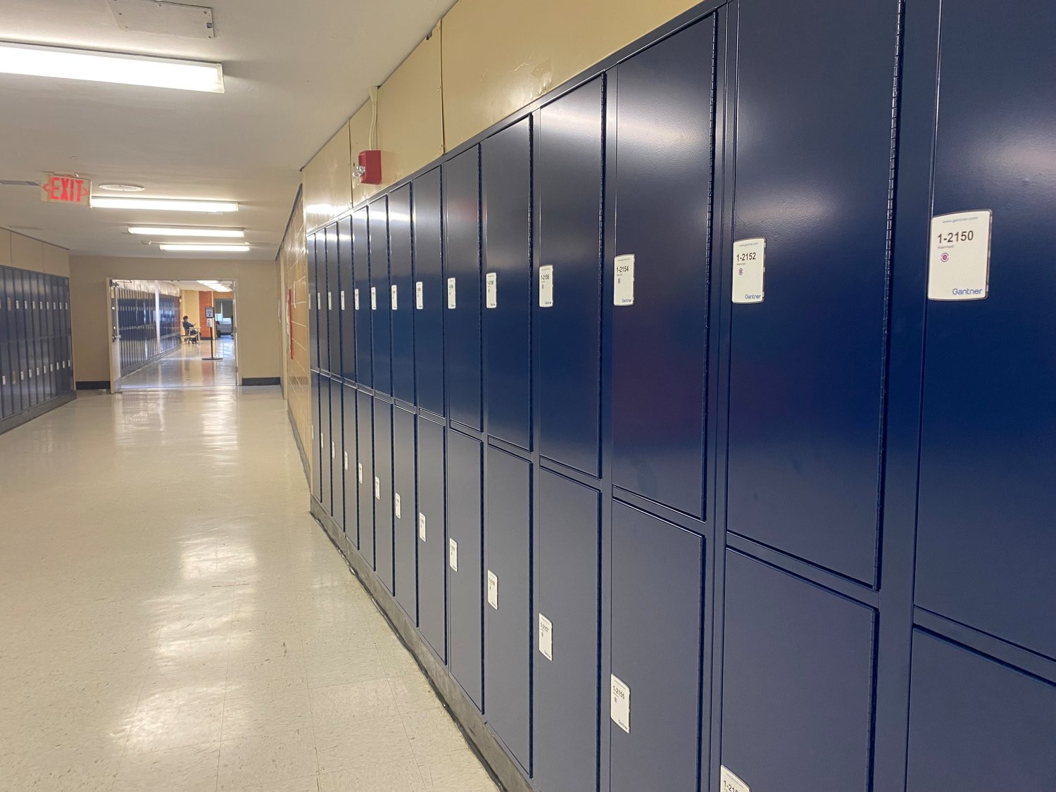 The Baldwin school district announced the completion of newly installed smart lockers for students to use throughout the Baldwin School High School.