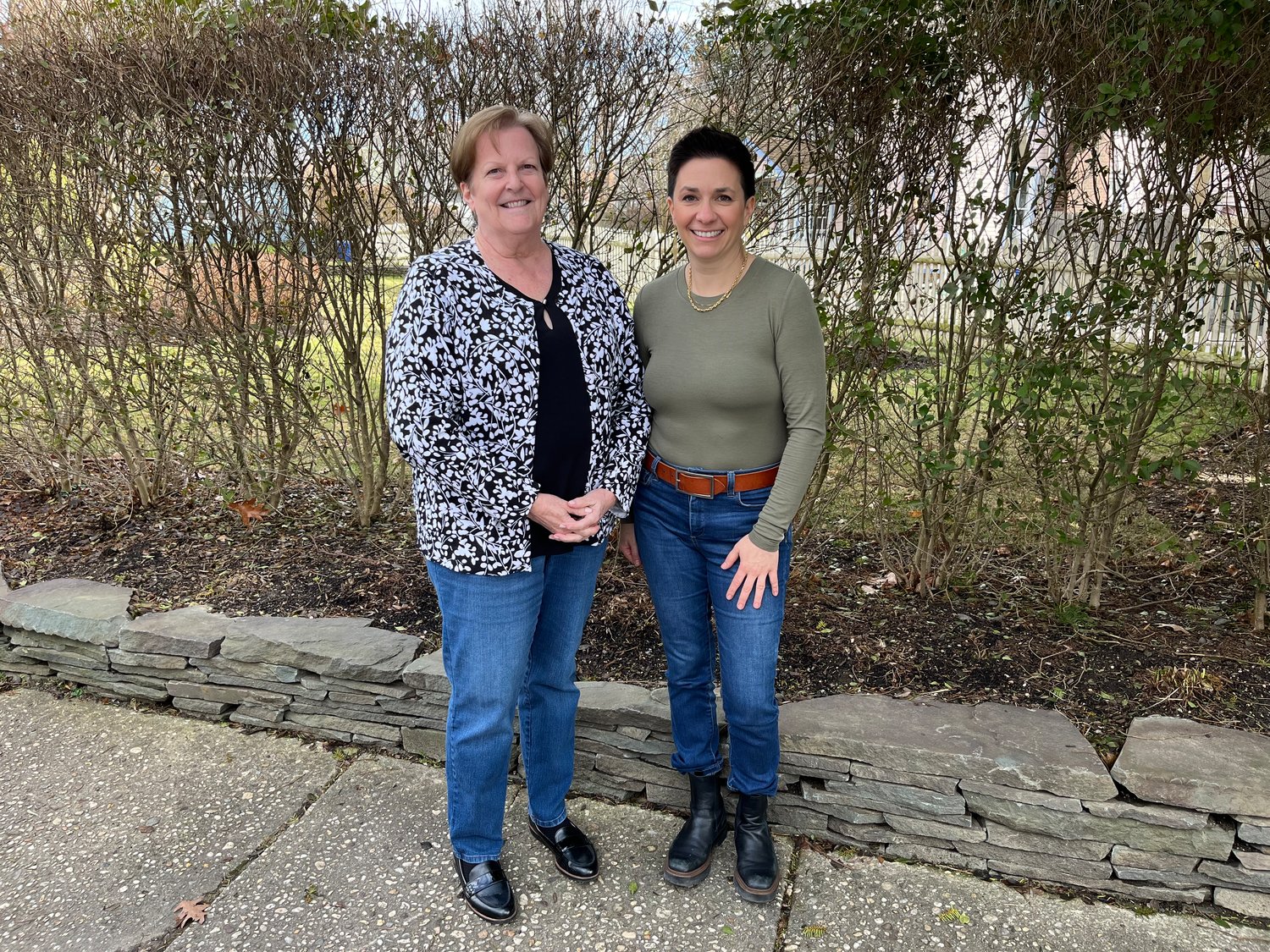 Judy Phelps, left, and Sarah Beaudin started their new positions as village treasurer and clerk, respectively, on Jan. 21.