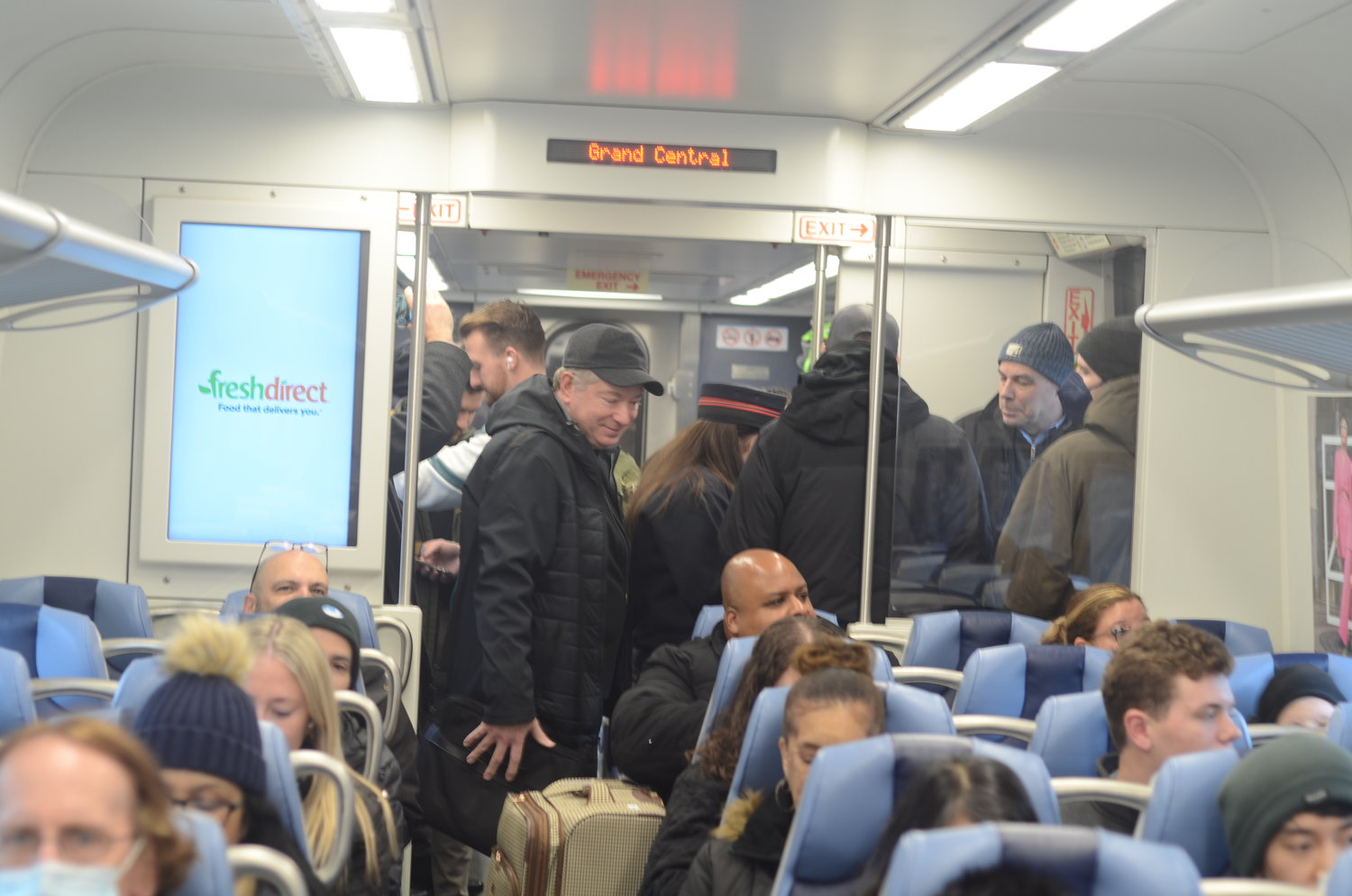 Commuters from Jamaica station boarded the first passenger Long Island Rail Road train to Grand Central Madison — inaugurating the Metropolitan Transportation Authority’s long-awaited East Side access that will soon provide LIRR service out of Grand Central Terminal.