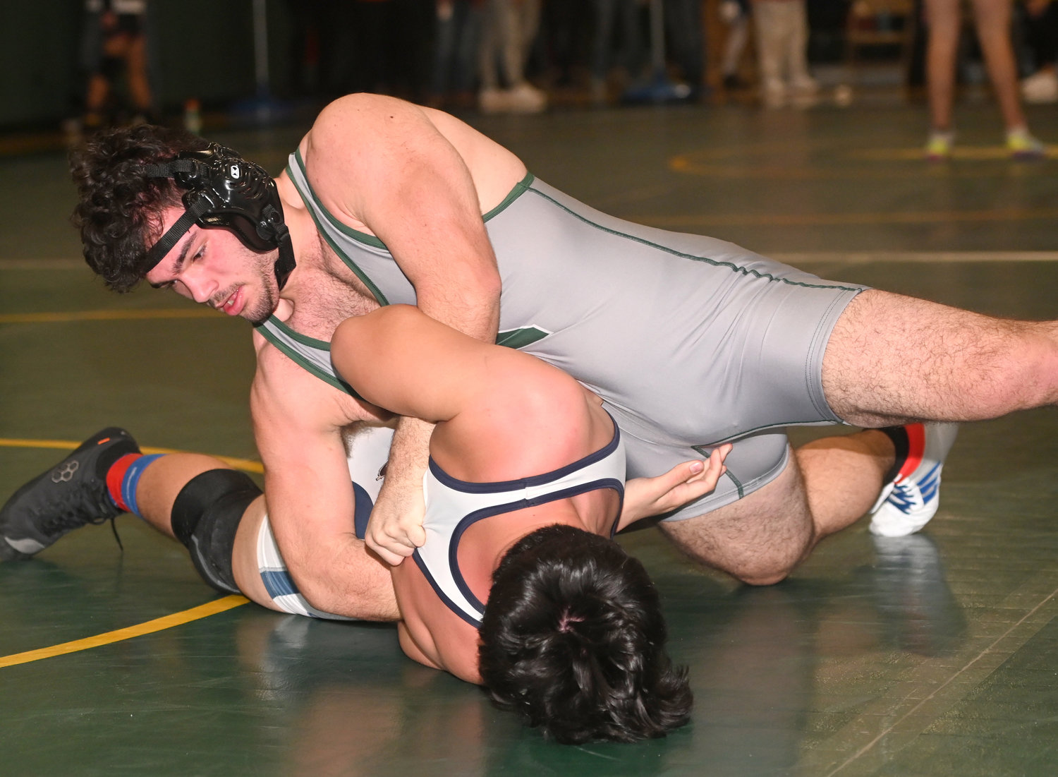 Senior Joshua Amiel takes a record of 32-1 into this weekend’s county tournament at Hofstra where he’ll contend for the 215-pound title.