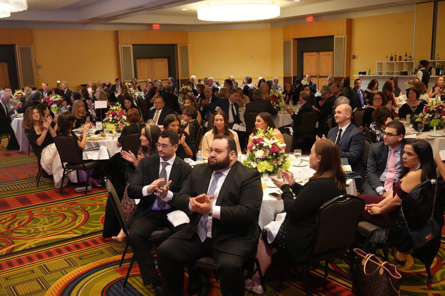 Hundreds filled the ballroom at the Long Island Marriott in Uniondale for the annual St. Agnes Cathedral School Dinner Dance on Feb. 4.