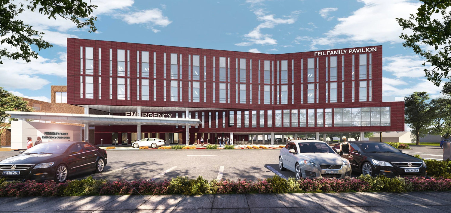 The Feil Family Pavilion will feature an expanded emergency department at Mount Sinai South Nassau, along with 40 critical and intensive care beds, and nine new operating rooms. Feil’s foundation donated $5 million to the hospital.