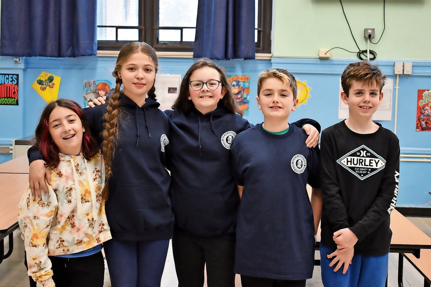 Student musicians from East Rockaway’s Centre Avenue School were selected for All-County chorus.