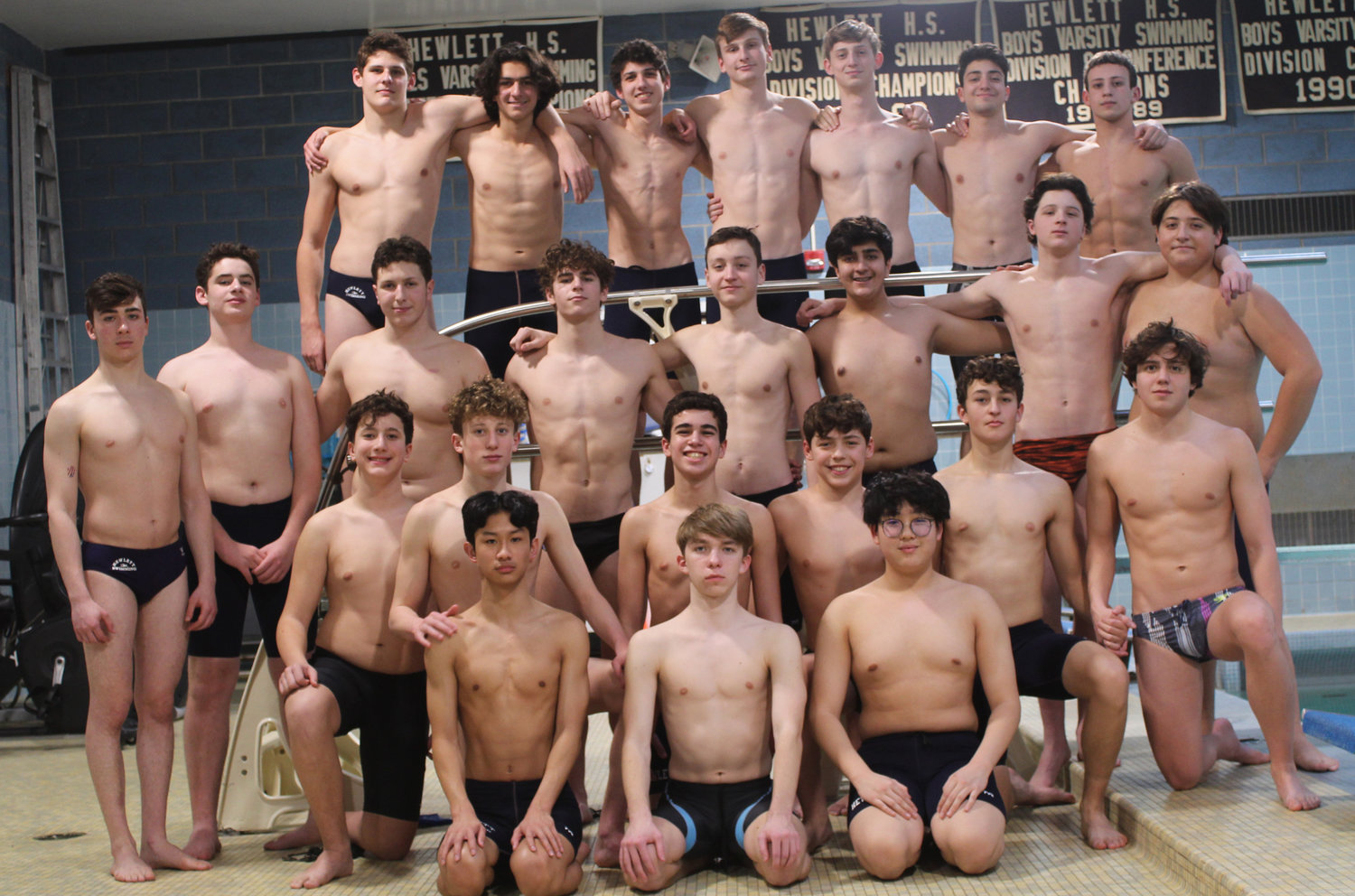 For the first time in more than 30 years, Hewlett captured the Nassau County boys’ swimming championship.