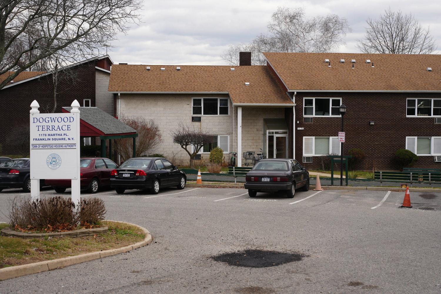 The Dogwood Terrace senior apartment complex, operated by the Town of Hempstead Housing Authority, has not undergone renovations since it was built in the 1970s. The town proposes to remake the property into a modernized, four-story, affordable senior housing development.