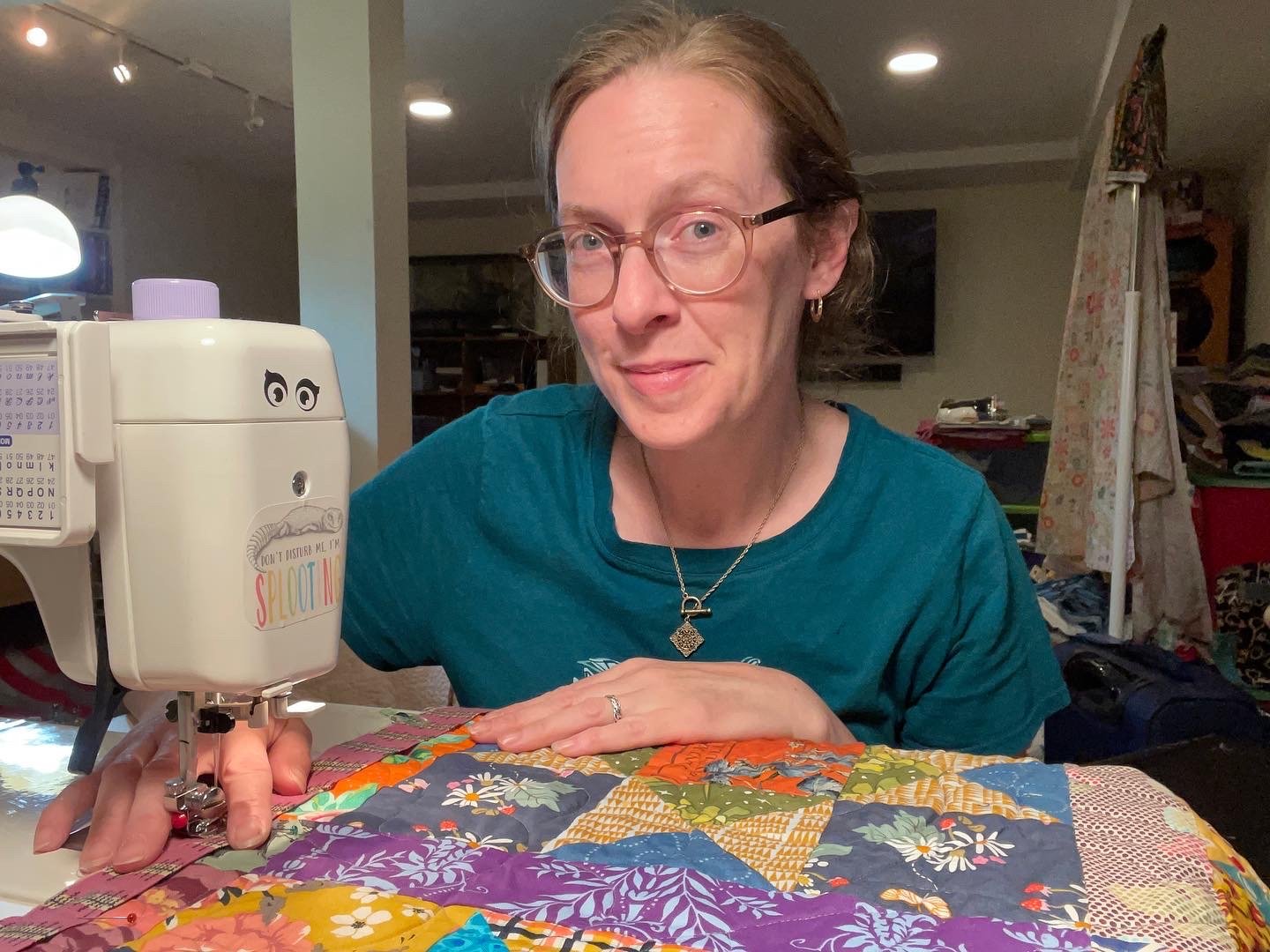 Alexandrakis is a former   teacher, but the coronavirus    pandemic prompted a career pivot, and her focus now is on teaching people to sew and quilt.