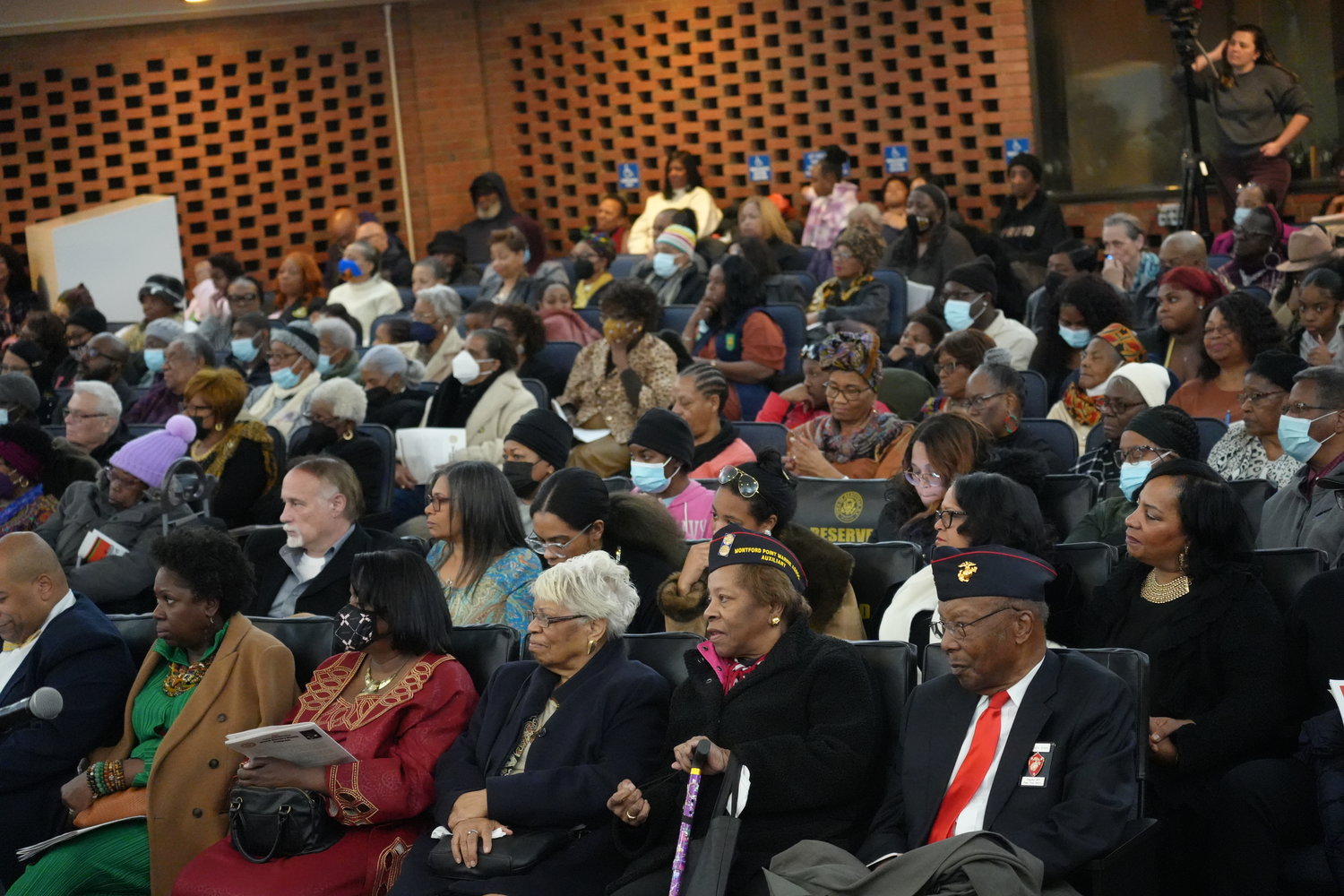 The inside of the Nathan L.H. Pavilion at Hempstead Town Hall was packed to the brim with hundreds of people in attendance for the town’s Black History Month celebration. The program focused on the theme of ‘Black Resistance,’ which recognized African Americans and their fight against oppression across the nation.
