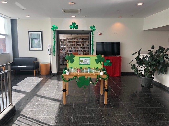 The library’s second floor features a book trough upstairs, which also honors Women’s History Month, through the Great Reading Challenge of 2023 — a book reading program, which features a specific category of book for participants to read and later submit a review for each month.