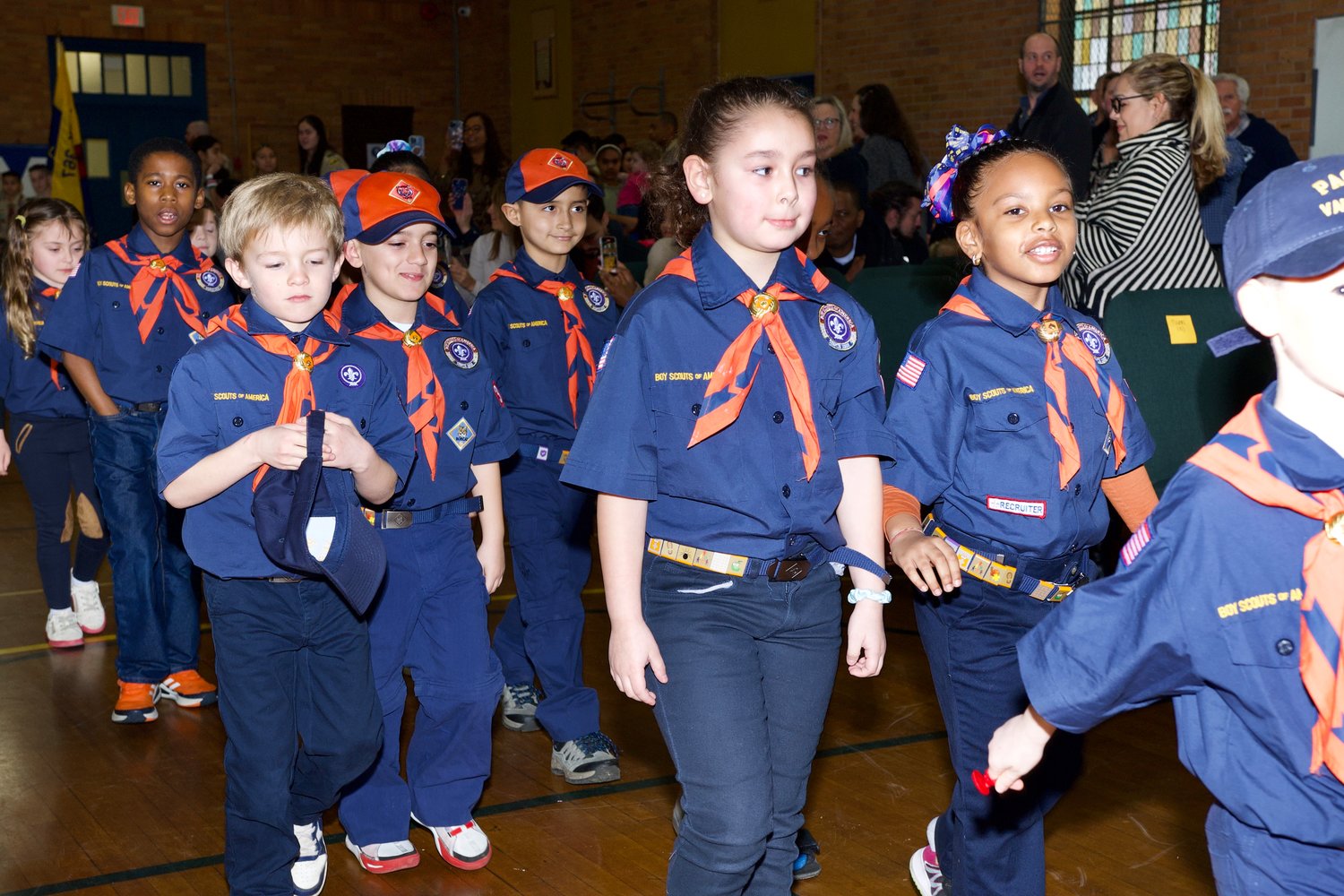 Valley Stream scouts were excited to take part in the ranking up ceremonies on March 4.