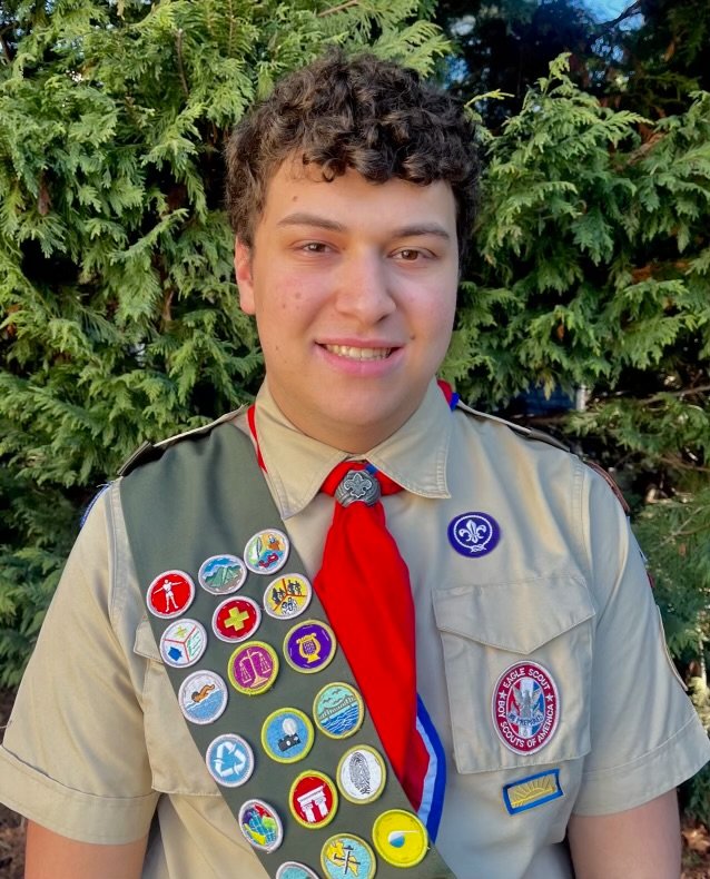 Matthew Sharin will become an Eagle Scout on March 26.