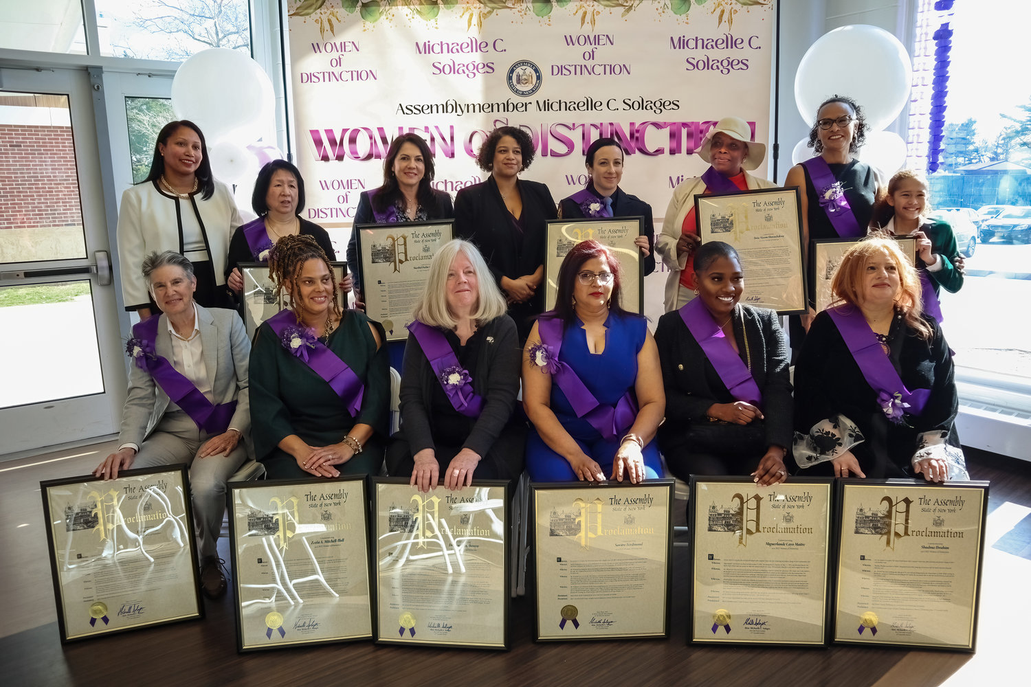 he 2023 Women of Distinction Ceremony recognized 12 women in Assemblywoman Michaelle Solages’ 22nd Assembly District for their acts of leadership, community involvement and grassroots work. Solages is going on 10 years of organizing this event.