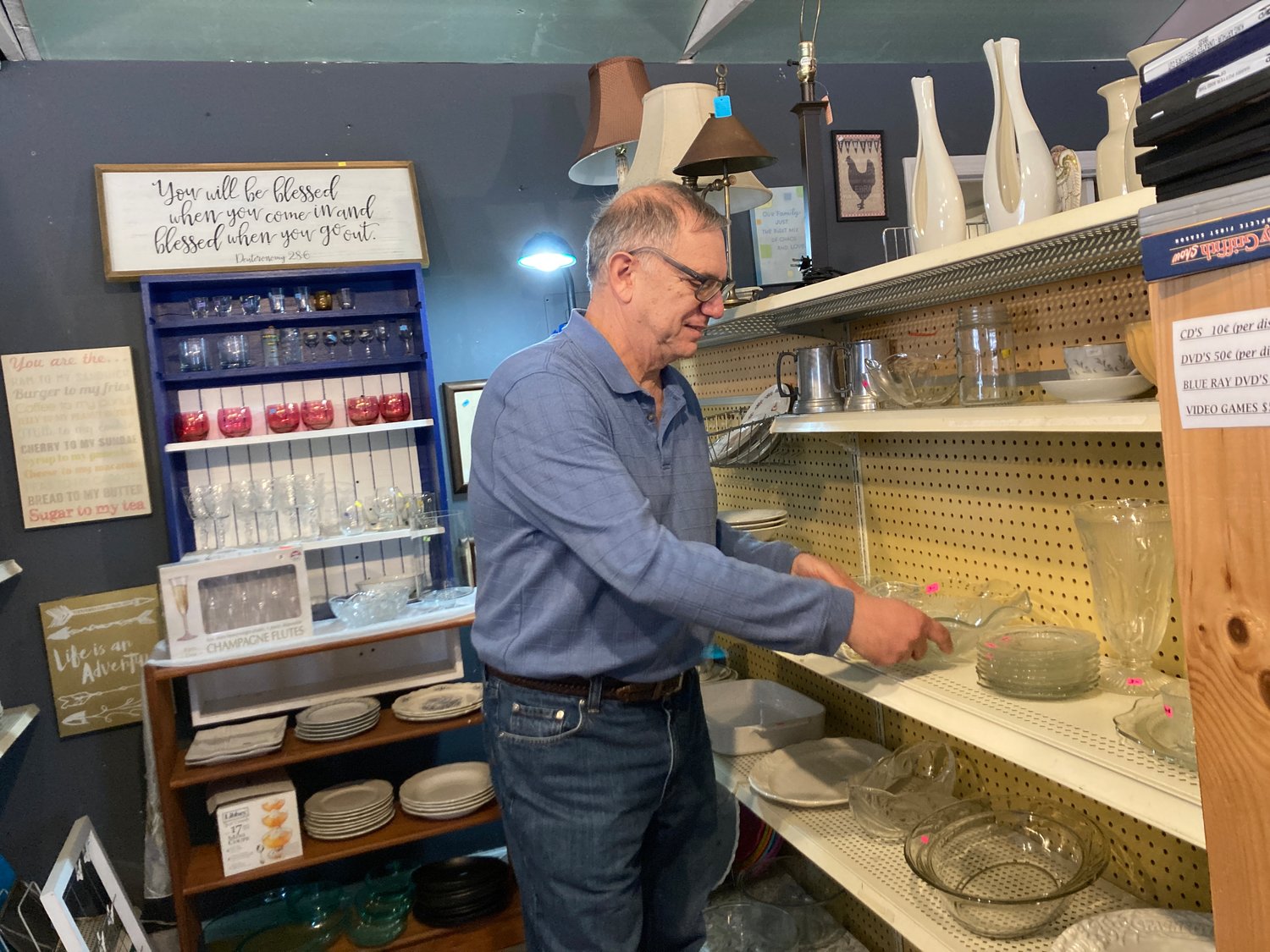 Joe Scibelli has made some changes, including adding new shelving and opening the second floor to customers.