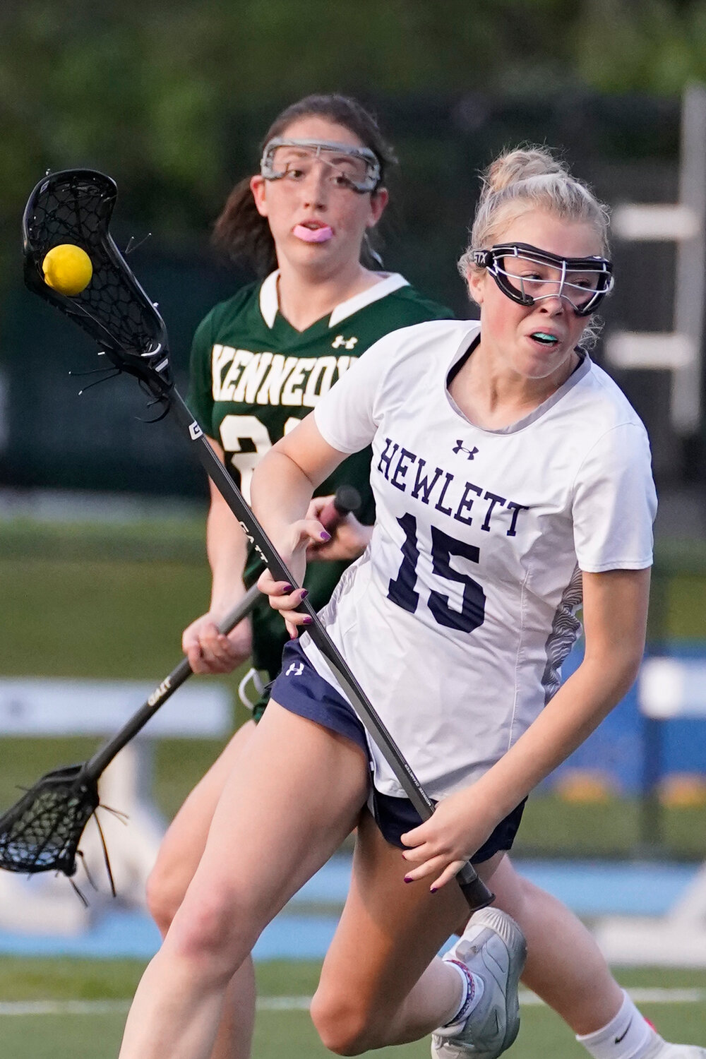 Marcie Iannico scored four times in Hewlett's 16-5 victory over Kennedy.