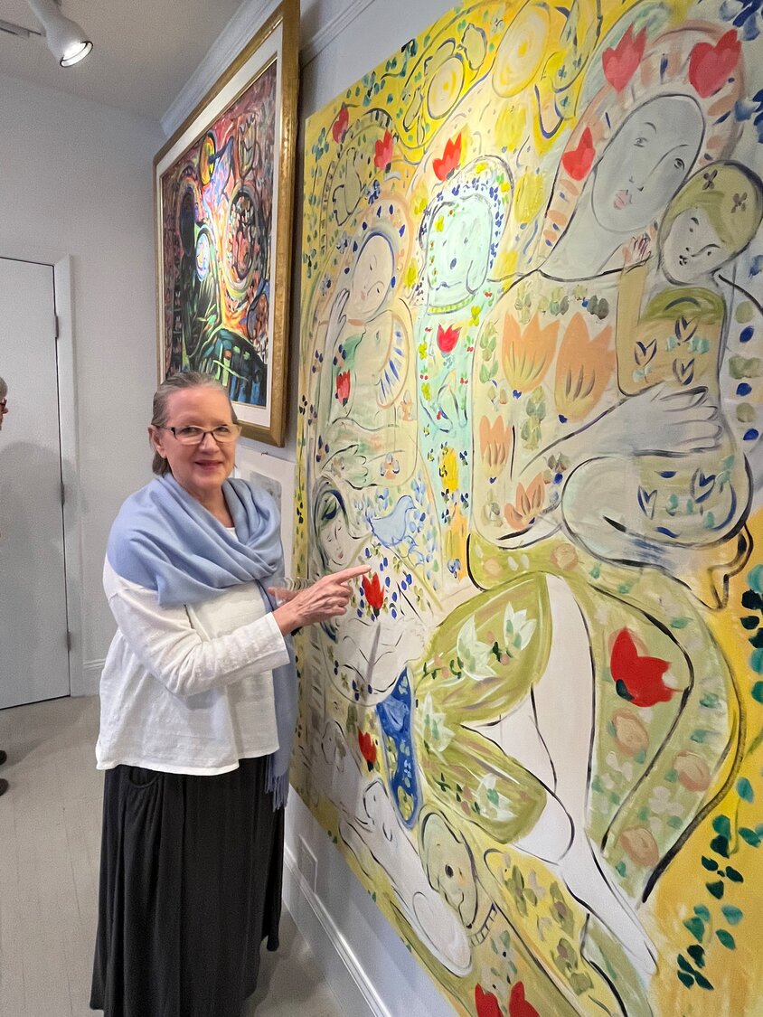 Wendy Csoka has been painting since the early 1970’s, and her work has been exhibited at the governor’s mansion in Albany.