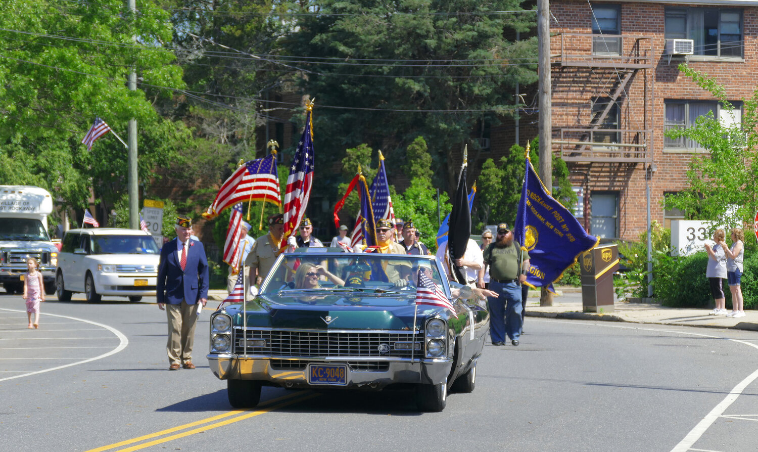 VFW Post 958 march in the East Rockaway Memorial Day parade last year.