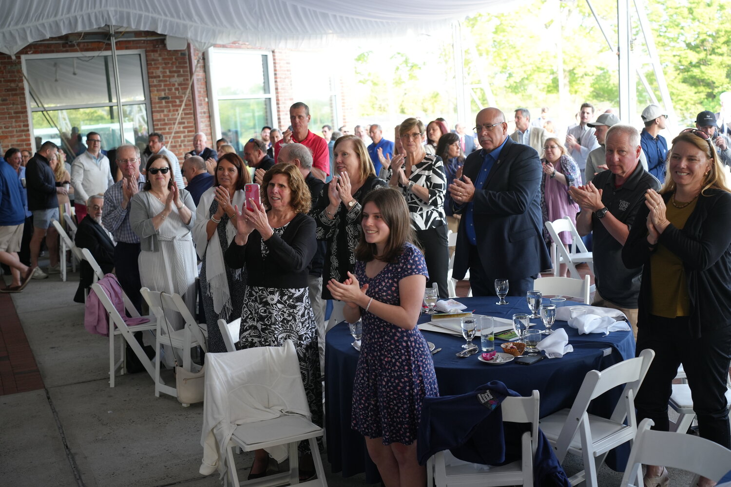 Honorees at the Mount Sinai South Nassau Hospital’s 39th annual golf tournament fundraiser received a warm reception from the crowd.