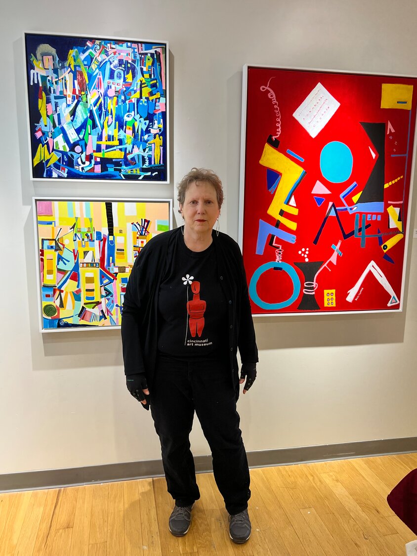 East Meadow resident Karen Kirshner will share her abstract art with the world at the George Billis Gallery in Manhattan in June.
