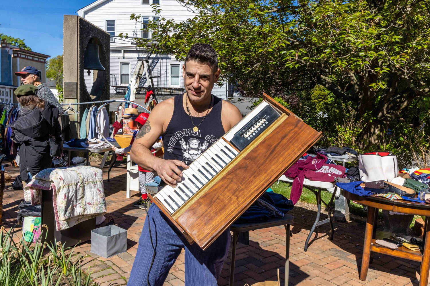 People never know what they’ll find at Offbeat Artifacts. After finding a keyboard to buy on May 6, Jason Samel can consider starting a band.