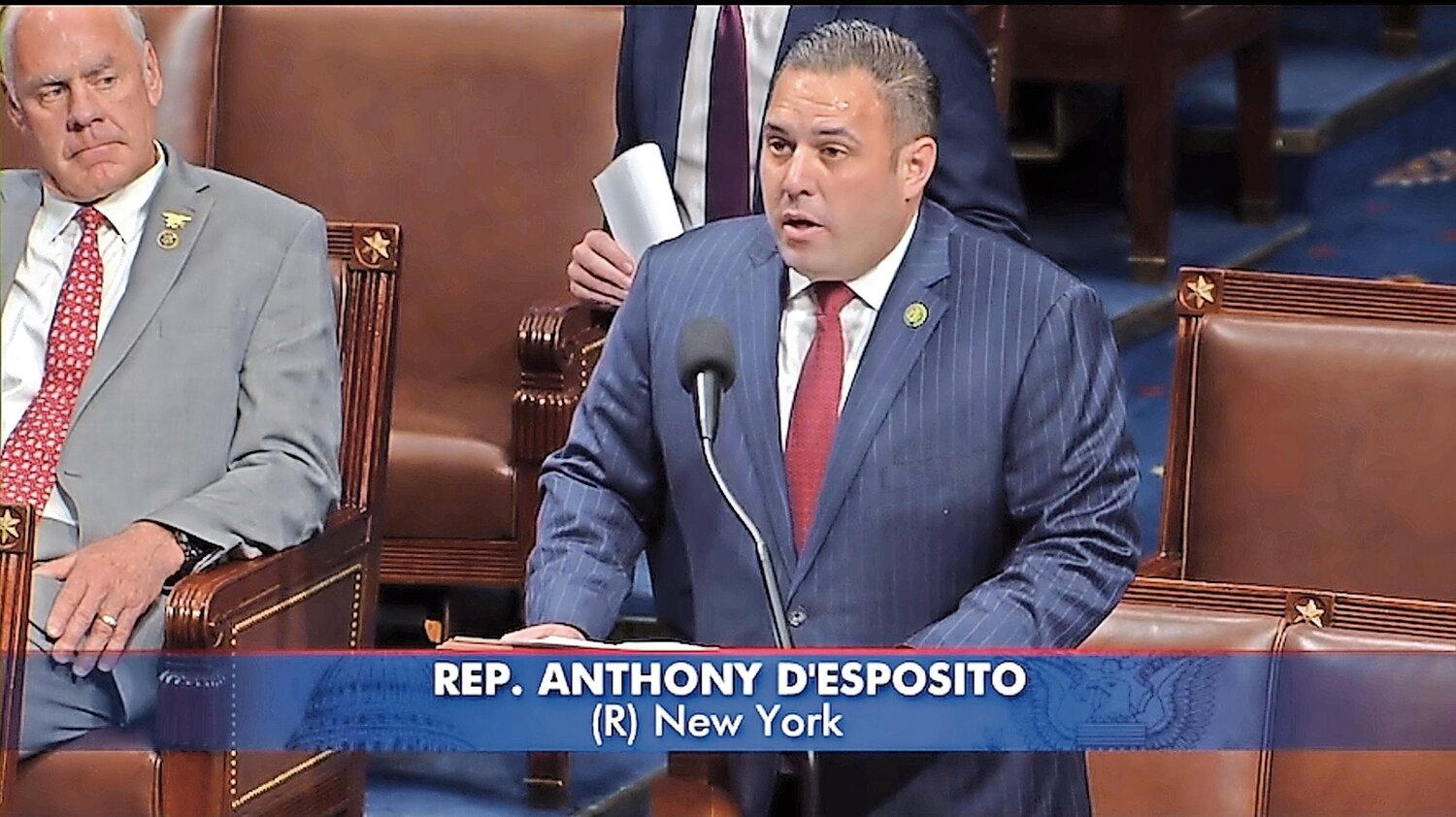 U.S. Rep. Anthony D’Esposito passed a motion in the House of Representatives on May 17 to send the case of his Long Island colleague, Rep. George Santos, to the House Ethics Committee. A resolution to expel Santos was recently introduced by a Democratic House member from California, Robert Garcia.