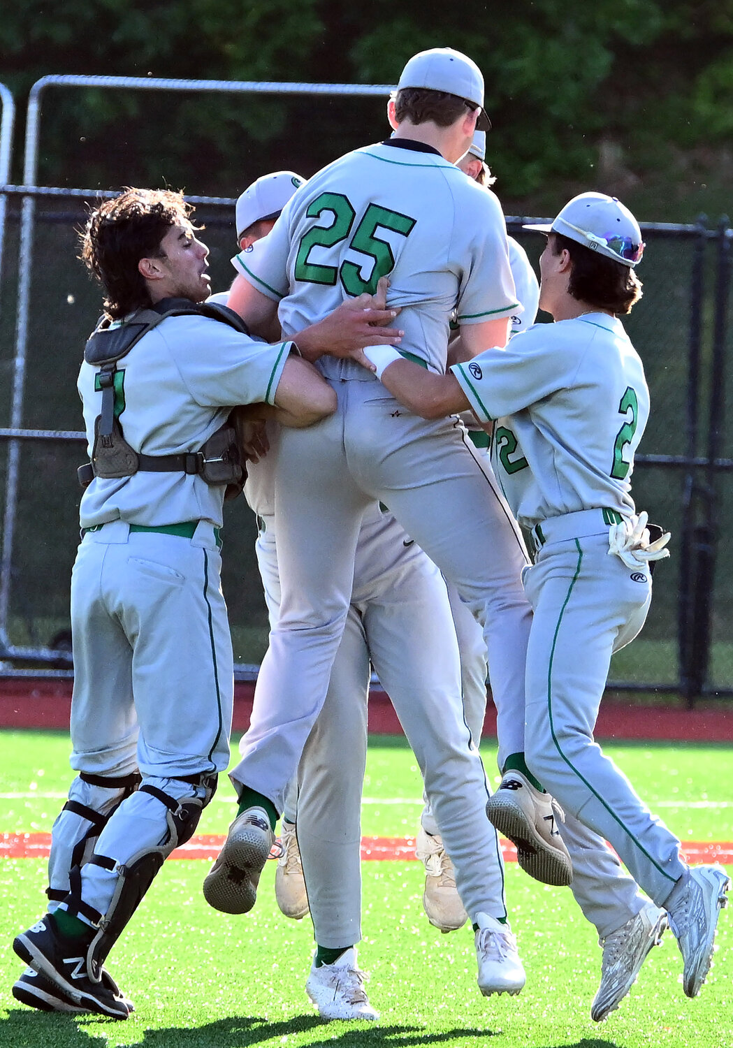 Seaford celebrated its first-ever county baseball championship last Friday after it blanked Wheatley, 1-0, in Game 2 of the Class B finals.