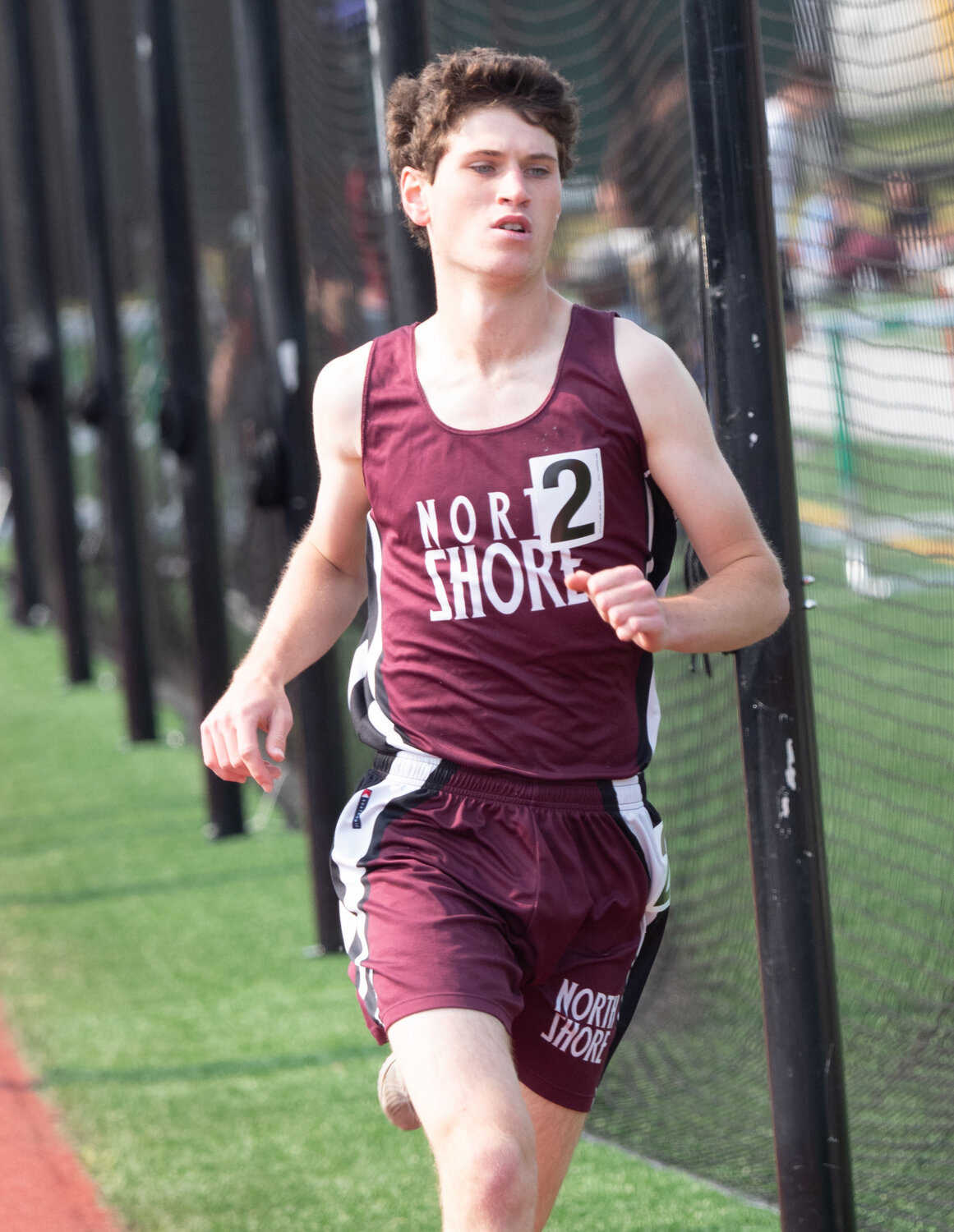 Samuel Sturge finished All-County in the 800- and 1600-meter runs to help the Vikings overtake West Hempstead for the Class A title.