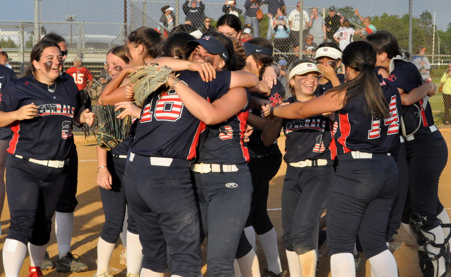 The Generals defeated Clarke in three games to capture the Nassau Class A softball championship.
