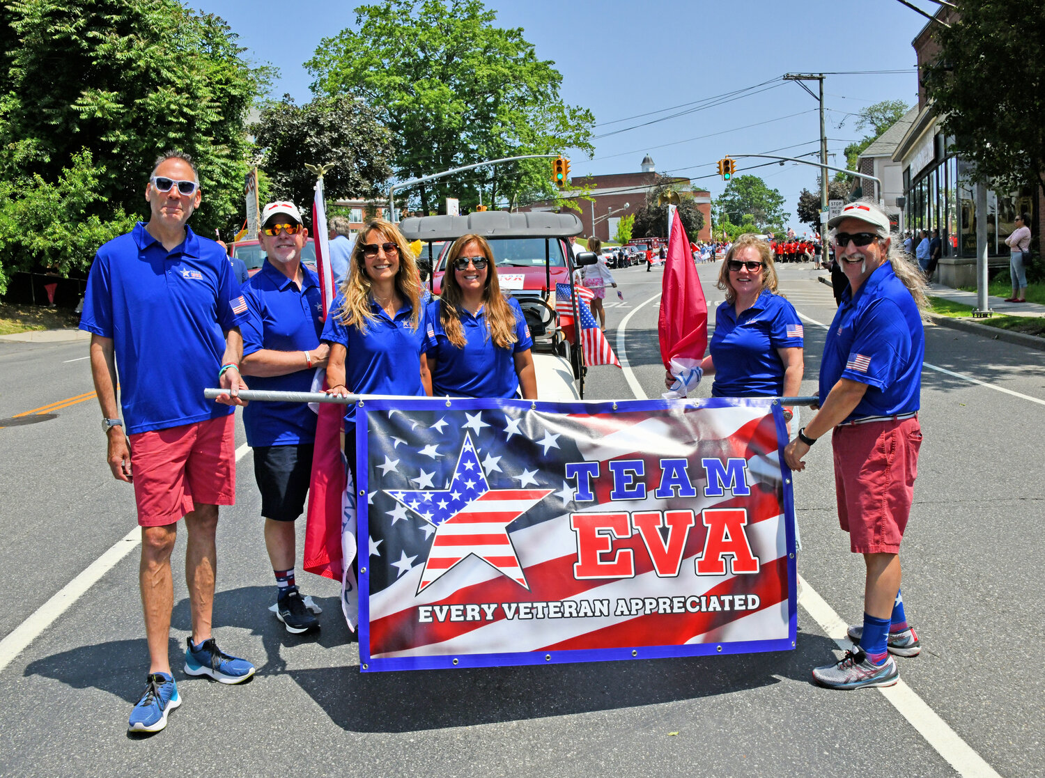 Team EVA ran seven marathons in seven days to honor veterans.