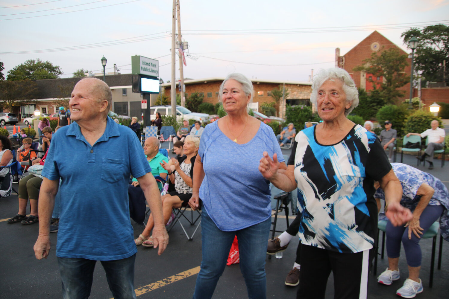 Lenny Dunn, Gloria Marsala, Linda Esposito were dancing throughout the night to the music.