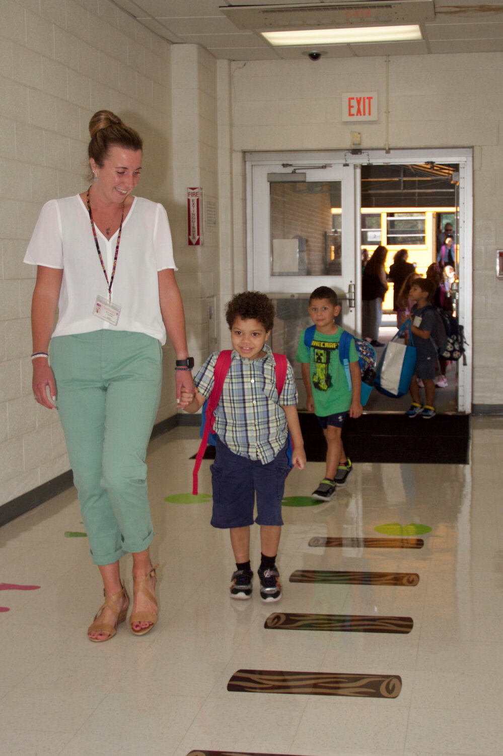 Walking through the doors of Theodore Roosevelt Elementary School was an experience in itself for some students.