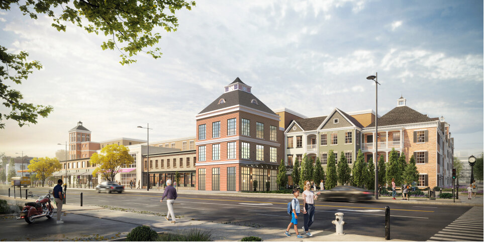 The vision for Heatherwood’s luxury apartment complex, which will replace the abandoned National Wholesale Liquidators’ site.