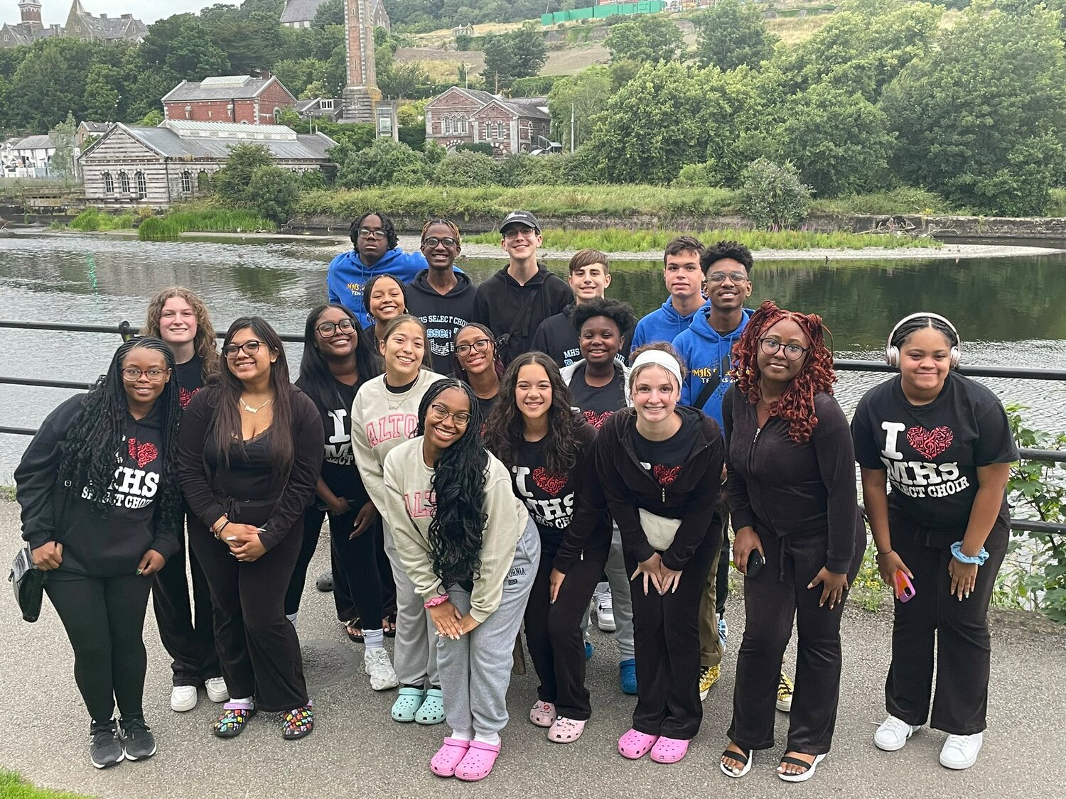 The Malverne Select Choir takes in the beauty of Cork, Ireland.