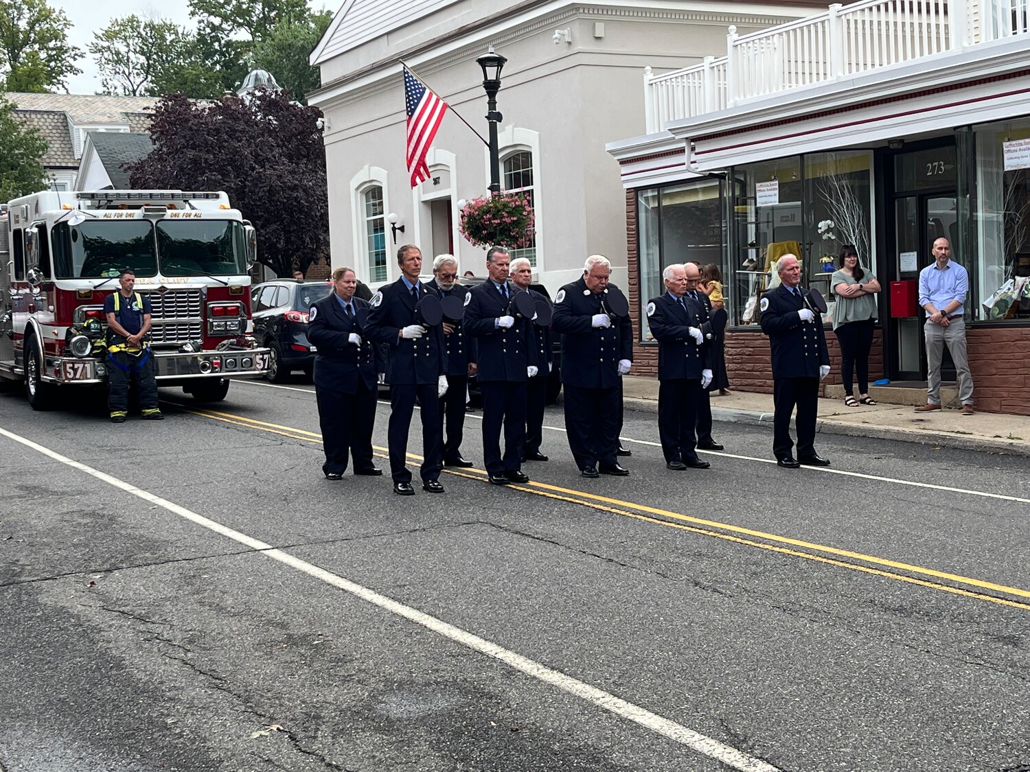 Members of the Sea Cliff Fire Department were there to honor the first responders who gave their lives on Sept. 11, 2001.